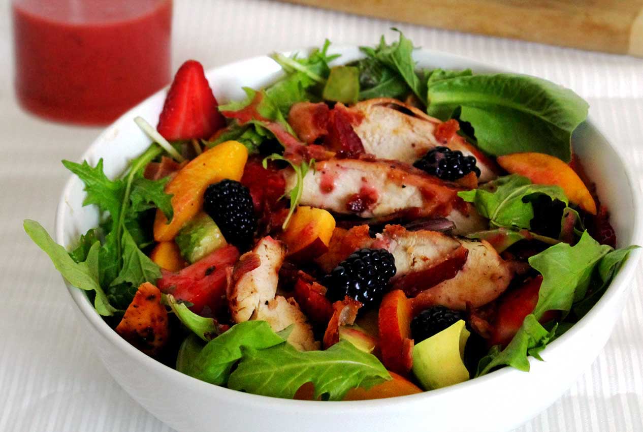 Paleo and Whole30 Strawberry Vinaigrette Dressing, Vegetarian