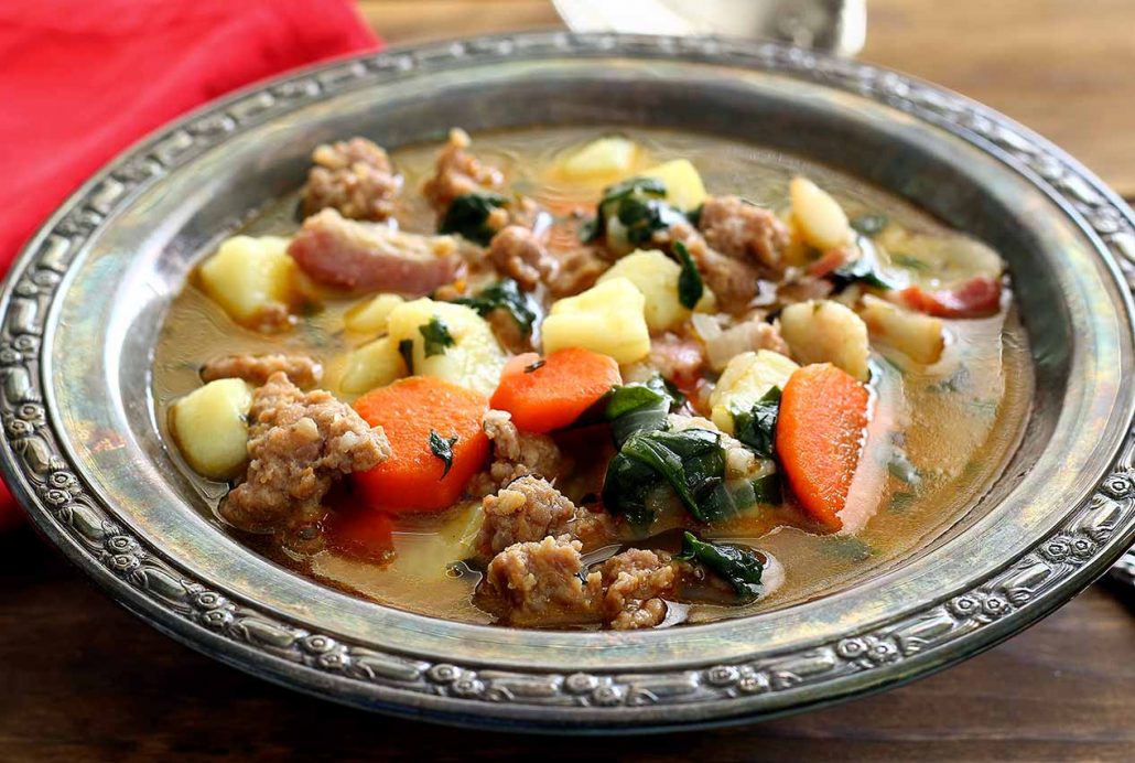 easy paleo soup recipe – Italian sausage and potato